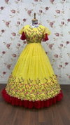 AJD 7864 Girls Wedding Wear Kids Gown Wholesale Market In Surat